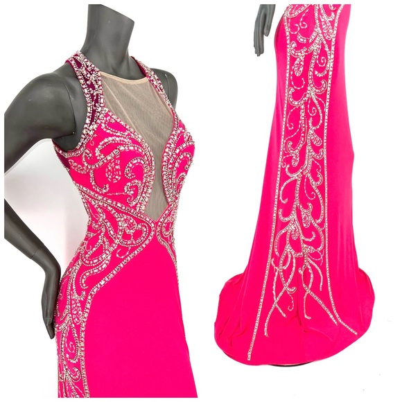 🚫SOLD! NWOT |•ROYAL QUEEN COLLECTIONS•| AMAZING Rhinestone Pageant/Prom/Formal - Picture 4 of 16